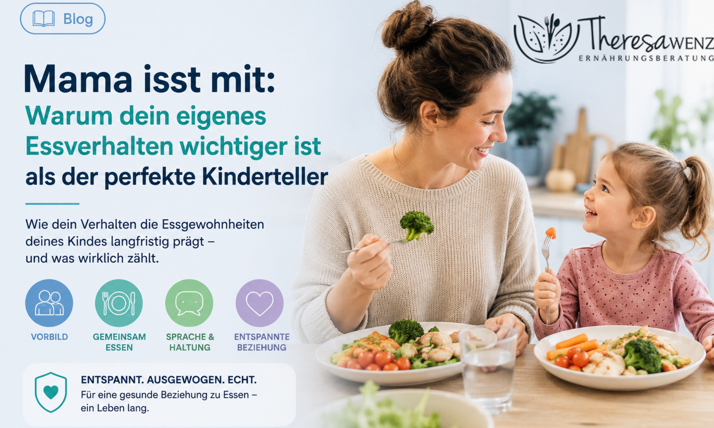 Mama isst mit: Warum dein Essverhalten dein Kind prägt