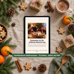 Zusammen ist die schönste Bescherung – Familienbuch Weihnachten als PDF