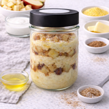 Apfel-Quark-Polenta-Auflauf