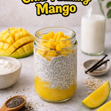 Chia-Pudding Mango (vegan)