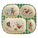 Kinderteller mit 4er Einteilung - Hero Print