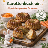 Zuckerfreie Osterküchlein - 8 Stück