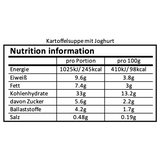 Kartoffelsuppe mit Joghurt-Mehl-Legierung