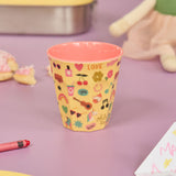 Mittelgroße Kinderbecher - Unicorn Love Print
