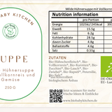 Milde Hühnersuppe mit Vollkornreis und Gemüse