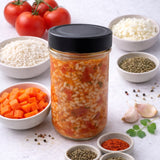 Tomatenrisotto mit Lauch