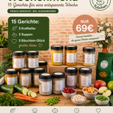 Wochenmenü (15 Gerichte)