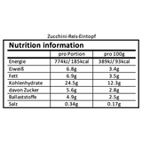 Zucchini-Reis-Eintopf mit Gemüse